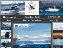 Tablet Screenshot of bayesboatrental.com